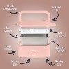 Nostalgia 32-Ounce Portable Heated Electric Lunch Box – Leak-Proof Silicone Sealed Lid, Foldable Carry Handle, Detachable Cord - 3 of 4