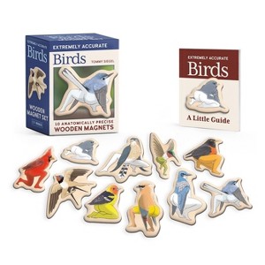 Extremely Accurate Birds Wooden Magnet Set - (Rp Minis) by  Tommy Siegel (Paperback) - 1 of 1