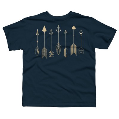 Boy's Design By Humans Be Brave Little Arrow (gold) By staceyroman T-Shirt