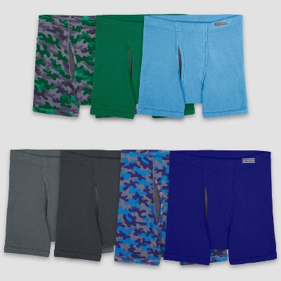 Fruit of The Loom Boys' 5pk Breathable Micro-Mesh Boxer Briefs - Colors May  Vary S