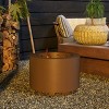 SEVOBAL 22" Fireplace Smokeless Fire Pit Portable Stainless Firepit Wood Burning Firepit Outside Camping Backyard Patio Garden, Brown, 22"*22"*16.5" - 2 of 4