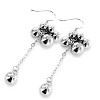West Coast Jewelry Women's Polished Bauble Hanging Dangle Stainless Steel Earrings - 3 of 3