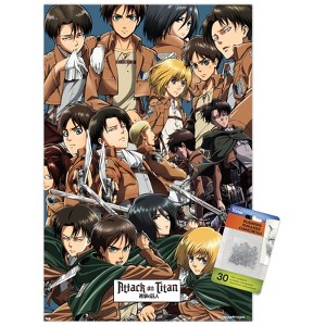 Trends International Attack on Titan - Collage Unframed Wall Poster Prints - 1 of 4