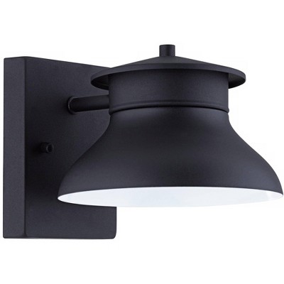 Danbury Black Steel Outdoor Wall Mount Sconce Light