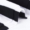Striped Patterned Over the Knee Socks from the Sock Panda (Women's Sizes Adult Medium) -Black and White - 2 of 3