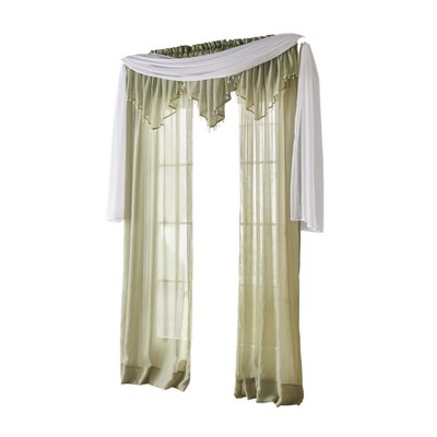 BrylaneHome BH Studio Crushed Voile Rod-Pocket Panel