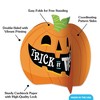 Big Dot of Happiness 3D Jack-O'-Lantern Halloween Centerpiece Table Decorations, Freestanding Halloween Decor, Pumpkin Party Centerpieces - 8 Count - 3 of 4