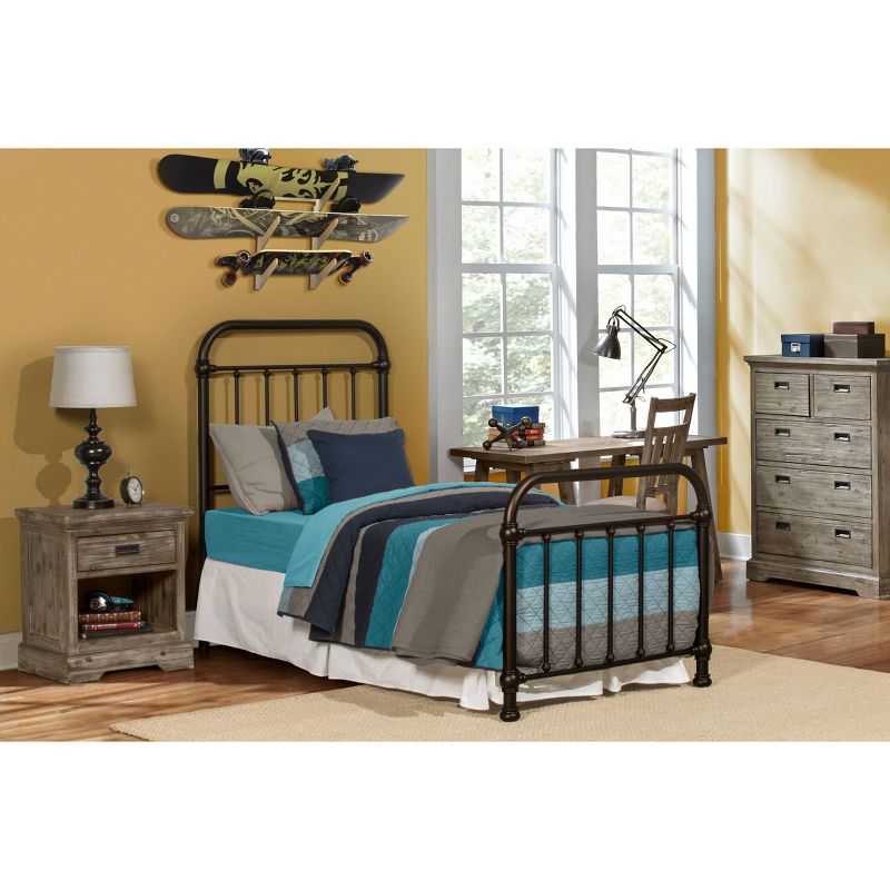 Kirkland Bed Set with Frame Included Bronze - Hillsdale Furniture, 3 of 7