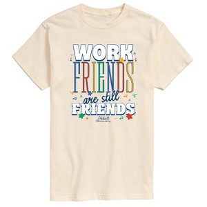 Men's - Abbott Elementary - Work Friends Still Friends Short Sleeve Graphic T-Shirt - 1 of 2