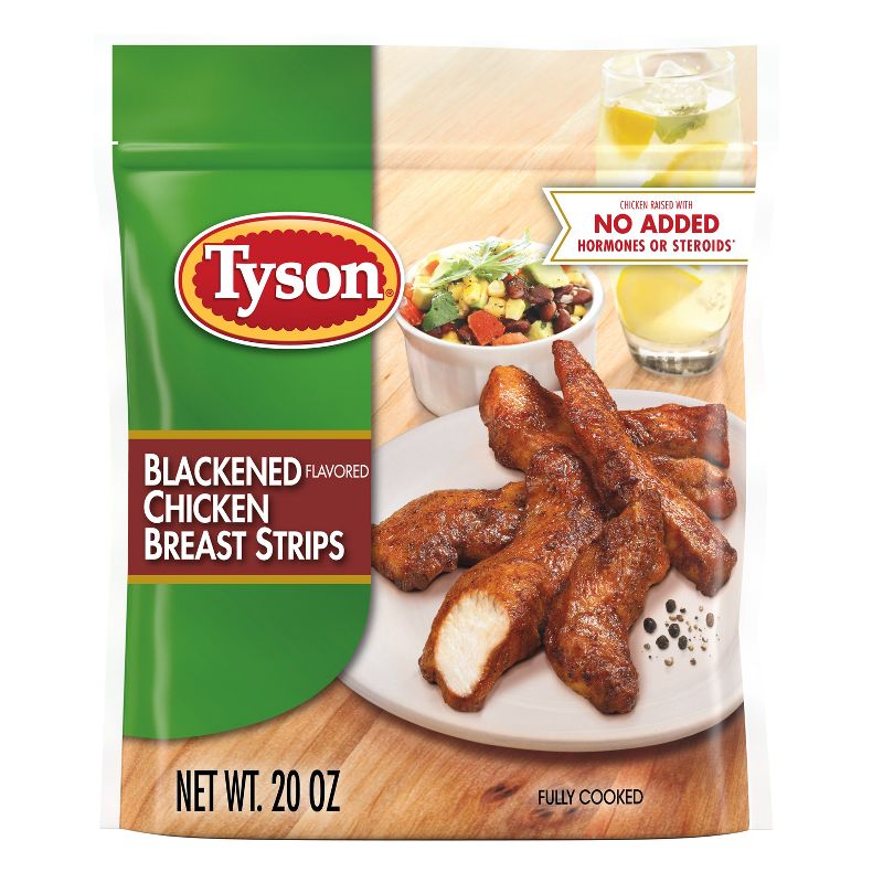 Tyson Blackened Flavored Chicken Breast Strips - Frozen - 20oz, 1 of 9