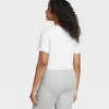 Jockey Generation™ Women's Organic Cotton Stretch Cropped T-Shirt - White - 2 of 4