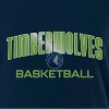 NBA Minnesota Timberwolves Women's Long Sleeve Crew Neck Fashion T-Shirt - 4 of 4