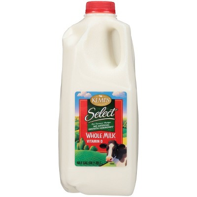 Kemps Whole Milk - 0.5gal