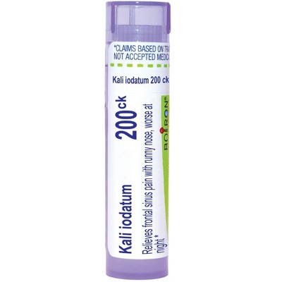 Kali Iodatum 200Ck by Boiron Homeopathic Single Medicine Cough, Cold & Flu  -  80 Pellet
