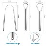 3 PCS Metal Tongue Scraper, Tongue Scrapers for Adults, Stainless Steel Tounge Scrappers, Tounge Scraper - 2 of 4