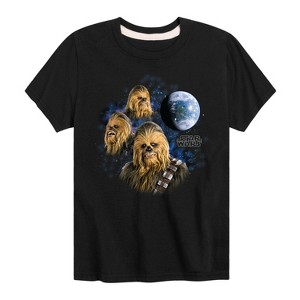 Boys' - Star Wars - Chewie Moon Toddler And Youth Short Sleeve Tee Short Sleeve Graphic T-Shirt - 1 of 4