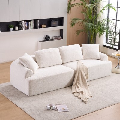 Whisen 4-Seater Compression Sofa with 4 Pillows