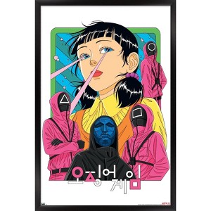 Trends International Netflix Squid Game: Season 2 - Laser Eyes Framed Wall Poster Prints - 1 of 4