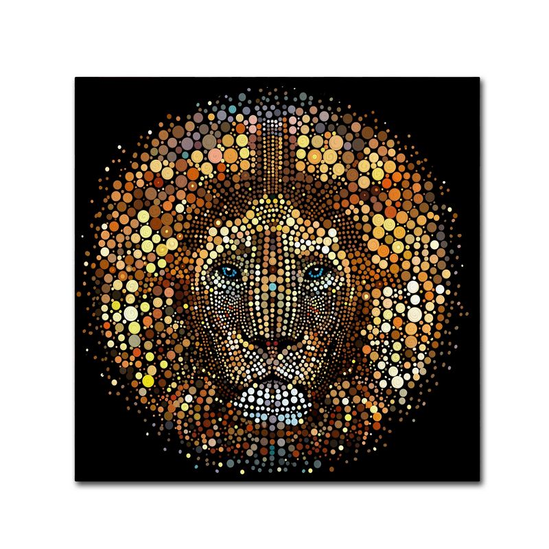 Trademark Fine Art -ALI Chris 'Paint Dawb Lion' Canvas Art, 2 of 4