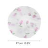 Unique Bargains Flower Single Layer Shower Cap 3 Pcs - 2 of 4
