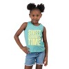 The Juniper Shop Sweet Summer Time Block Distressed Toddler Tank - 3 of 4