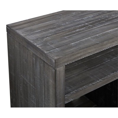 Lexington Casual Rustic Gray 70" Solid Pine TV Stand