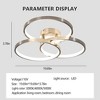 VYNXARIA Contemporary 20-Inch 3-Ring Ceiling Light Fixture ¨C Elegant Illumination for Any Space - 4 of 4