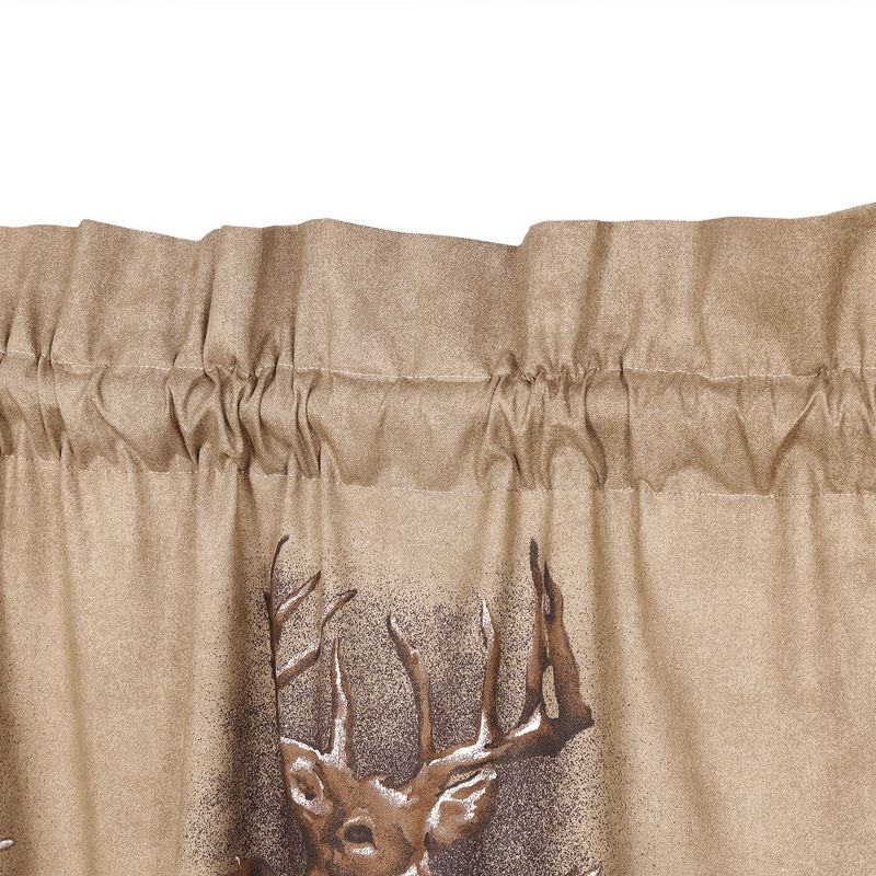 Blue Ridge Trading Whitetail Ridge Valance Inches, Animal Theme Valance Curtain for Bedroom, Kitchen, Living Room & Farmhouse - Indoor & Outdoor Decor, 5 of 7