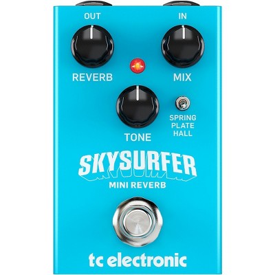 TC Electronic Skysurfer Mini Reverb Effects Pedal Sky Blue