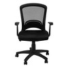 Monarch Specialties Office Chair Adjustable Height Swivel Ergonomic Armrests Computer Desk Work Metal Mesh Black Contemporary Modern - 4 of 4
