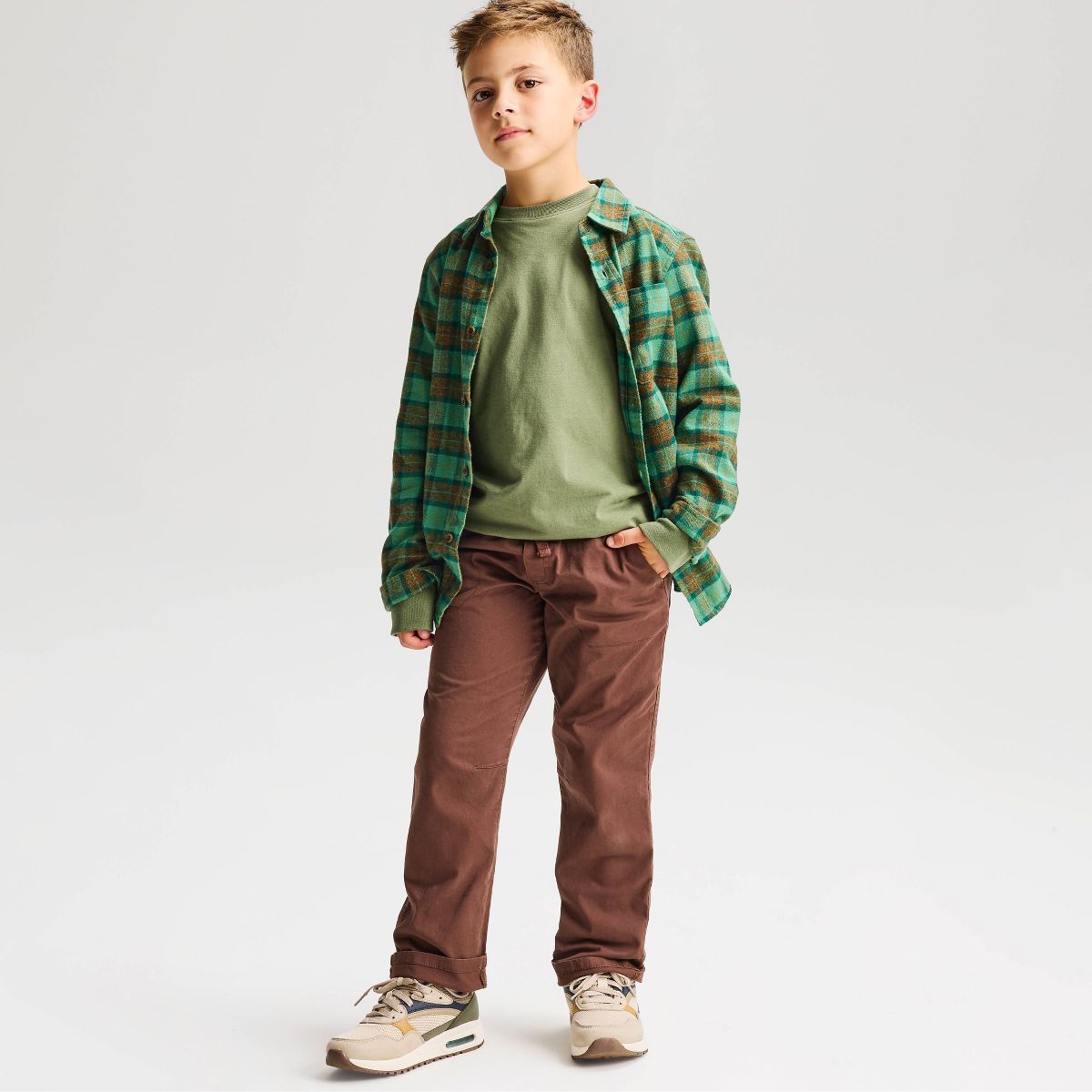 Boys' Long Sleeve 100% Cotton Classic Fit T-Shirt - Cat & Jack™ - thumbnail 4