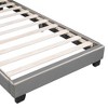 CAVINAS Full Size Platform Bed Modern Wooden Bed Frame with Rabbit Shape Headboard and Upholstered Leather for Bedroom - 3 of 4