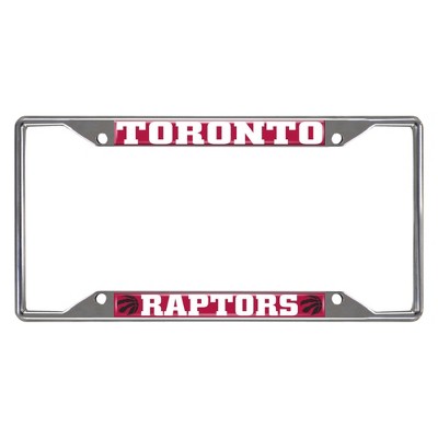 NBA Toronto Raptors Stainless Steel License Plate Frame