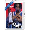 Trends International NBA Philadelphia 76ers - Tyrese Maxey 24 Framed Wall Poster Prints - 3 of 4