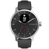 Withings 20mm Curved Leather Wristband - Black/Silver - 2 of 3