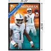 Trends International NFL Miami Dolphins - Tua Tagovailoa 24 Framed Wall Poster Prints - 3 of 4