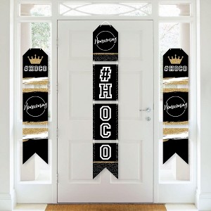 Big Dot of Happiness HOCO Dance - Hanging Vertical Paper Door Banners - Homecoming Wall Decoration Kit - Indoor Door Decor - 1 of 4