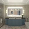 Apmir Super Bright Front & Back LED Lighted Anti-Fog Tempered Glass Bathroom/Vanity Mirror with ETL & 3-Year Warranty - 2 of 4