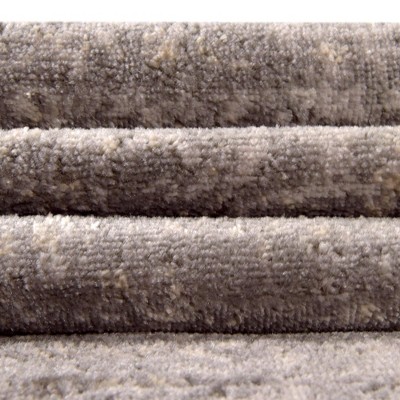 Gray Geometric Easy Care Synthetic Area Rug 9' x 12'