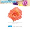 Unique Bargains Fabric Rose Boho Hair Clips Fabric Flower Brooch Pins for Wedding Party Dance 1 Pc - 2 of 4