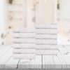 Premium Cotton Herringbone Medium Weight Bathroom Towel Set by Blue Nile Mills - 2 of 4