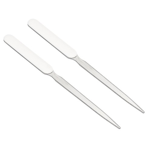 Unique Bargains Stainless Steel Envelope Slitter Lightweight Handle Letter Opener 2 Pcs - image 1 of 4