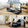 Folding Sofa Bed, Convertible Sleeper Chair with Pillow Foldable Mattress with Back Support, Boneless Fold Out Chair Bed Comfy Floor Sofa Lounge - 3 of 4