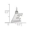 Black Bow Jewelry 10k White Gold Eastern Kentucky Colonels NCAA Extra Small Pendant - 2 of 3