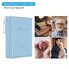 Unique Bargains Love Heart PVC Material Photocard Binder Album with 32 Pockets 4.3"x3.3" 2 Pcs - 4 of 4