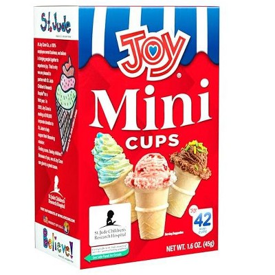 Joy Mini Ice Cream Cups, 42 ct, 1.6 oz, Pack of 2