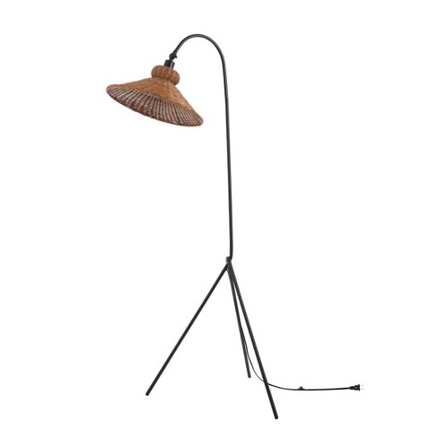 Myah 62 Inch Floor Lamp - Black - Safavieh - image 1 of 3