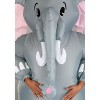 HalloweenCostumes.com One Size Fits Most   Inflatable Elephant Adult Costume, White/Gray/Pink - 4 of 4