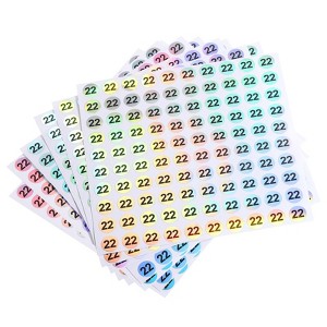 Unique Bargains Office Home Warehouse Self-Adhesive Reflective Sticker 10 Sheets - 1 of 4