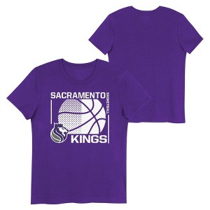 NBA Sacramento Kings Kids' Short Sleeve Crewneck T-Shirt - 1 of 3